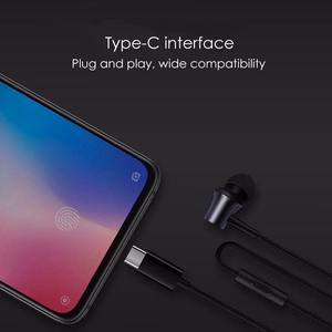 Laidinės ausinės Typ C XIAOMI HSEJ04WM juodos blisteris