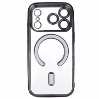 Metalinis Magsafe dėklas iPhone 17 Pro Max juodas