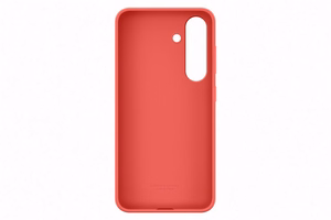Samsung Silicone Case dėklas, skirtas Samsung Galaxy S25, raudonas