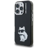 Karl Lagerfeld IML Aquarelle Choupette & Logo deklas iPhone 16 Pro Max - juodas