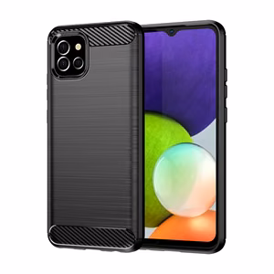 Carbon Case lankstus dėklas Samsung A03S EU (166.5) juodas