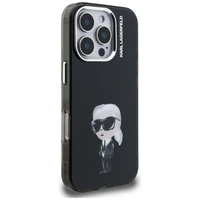 Karl Lagerfeld IML Aquarelle Karl & Logo MagSafe deklas iPhone 16 Pro Max - juodas