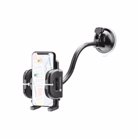 FORCELL F-GRIP Regular 27 cm automobilio laikiklis priekinio stiklo / prietaisų skydelio / oro angai juodas