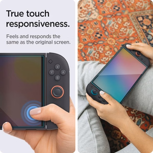 Spigen Glas.Tr "EZ FIT" grūdintas stiklas 2 vnt komplektas Nintendo Switch 2 - Skaidrus