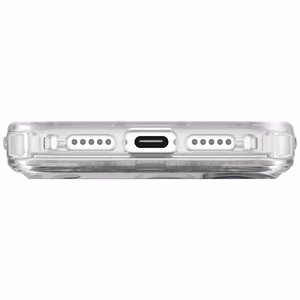 Uniq Swivix dėklas iPhone 17 Pro su 360° pasukamu stovu – skaidrus