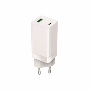 Setty GAN sieninis įkroviklis PD+QC USB + USB-C 65W LSI-02 baltas JO