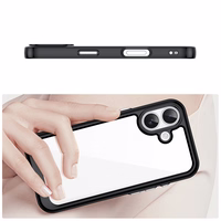 Outer Space dėklas telefonui iPhone 17 - juodas permatomas