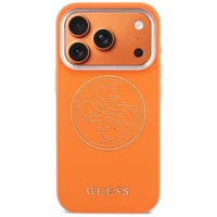 Guess Perforated 4G MagSafe Case for iPhone 17 Pro Max - Orange