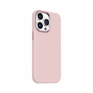 Crong Color Cover LUX Magnetic dėklas, skirtas iPhone 15 Pro, suderinamas su MagSafe, rožinis