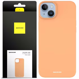 Spacecase silikoninis dėklas iPhone 14 Plus oranžinis