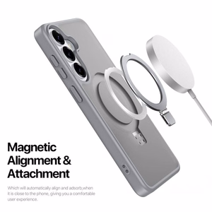 Dėklas Dux Ducis Yind Magnetic Stand Samsung S942 S26 pilkas