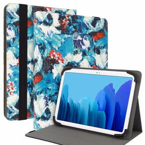 Wonder Canvas Planšetės dėklas 13 colių – balto aguonų raštas