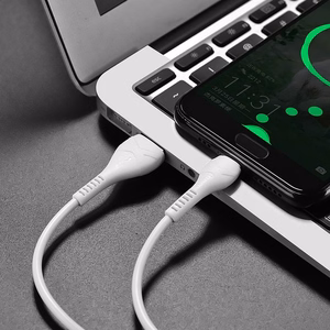 USB kabelis Hoco X37 Cool Power Type-C 1.0m baltas