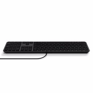 Laidinė klaviatūra USB A/USB C QWERTY Dual (Mac/Windows) Satechi Slim LX3 Wired tamsiai juoda