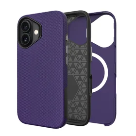 Dėklas Perfectionists Triangle Mag Case Apple iPhone 13/14 violetinis