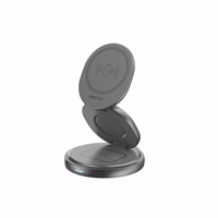 "Forever MAWC-200" magnetinis belaidis įkroviklis 15W pilkas 3in1