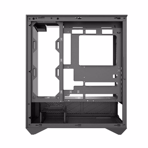Darkflash DY460 kompiuterio korpusas (juodas) + 4 ARGB ventiliatoriai