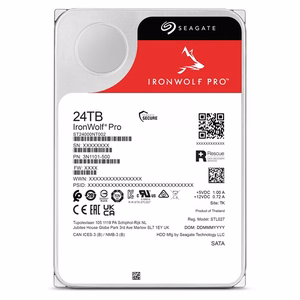 Seagate IronWolf Pro ST24000NT002 vidinis kietasis diskas 24 TB 7200 RPM 512 MB 3.5" „Serial ATA III“