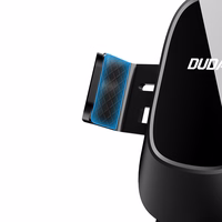 Dudao F5N+ išmaniojo telefono laikiklis su siurbtuku, gravitacinis - juodas