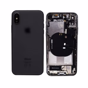 Galinis dangtelis skirtas iPhone X su visu korpusu / Black / OEM