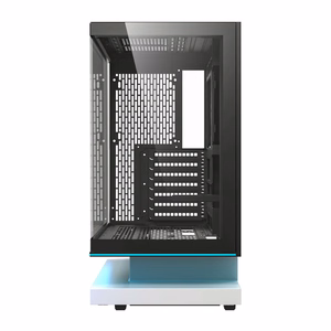DarkFlash F1 ATX kompiuterio korpusas su 6 ventiliatoriais, baltas