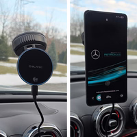 Blavec Car laikiklis BHC-02 Qi2.2 25W vacum magnetic with induction įkroviklis to windshield (BHC02-QI2PMWIB)juodas