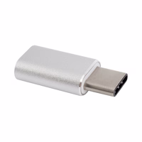 XQISIT USB-C TO MICRO-USB ADAPTERIS SIDABRINIS Be pakuotės