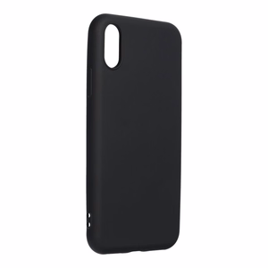 SILICONE dėklas telefonui IPHONE X, juodas