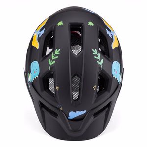 Wozinsky MTB Children's Bike Helmet with Removable Visor S - Black