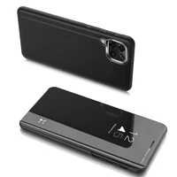 Clear View Case dėklas Samsung Galaxy A22 4G juodas