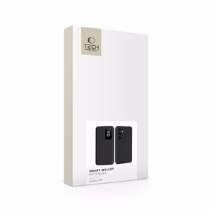 Tech-Protect Smart Wallet dėklas Samsung Galaxy S25 - matinė juoda