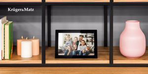 Kruger&Matz FRAMEO Wi-Fi skaitmeninis nuotraukų rėmelis, 10,1 col., juodas