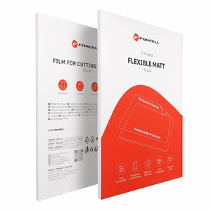 Plėvelė pjovimo aparatui Forcell F-Protect Flexible TABLET MATT planšetėms iki 13" 10 vnt.