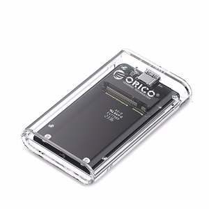 "Orico TC10-MS" MSATA USB-C 3.2 5 Gb/s disko kasetė - skaidri
