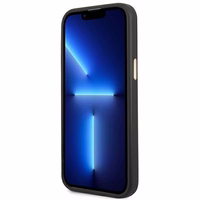 Guess GUHCP14XHG4SHK iPhone 14 Pro Max 6.7" juodas / juodas dėklas telefonui (m) 4G su vintagine aukso logotipo dizainu