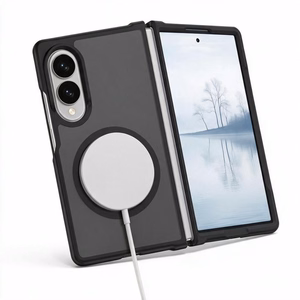 Tech-Protect Magmat MagSafe dėklas Samsung Galaxy Z Fold 8, matinis juodas