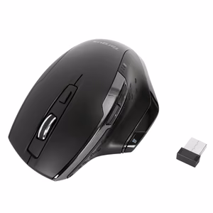Targus Antimicrobial Ergo Mouse AMW584GL Wireless 2.4 Ghz Black