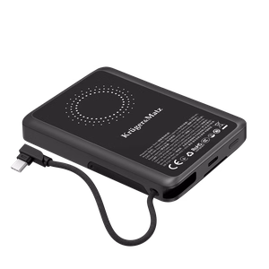 Kruger&Matz išorinė baterija, 10000 mAh, Li-Polymer, QC ir PD, CCC sertifikatas Azijos šalims