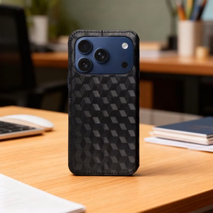 Flip case for iPhone 17 PRO MAX / 18 PRO MAX Cubic Book black