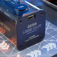 Išorinė baterija Dudao "K16Pro" juodas  20000mAh 22.5W (QC3.0/ USB) (LED ekranas)