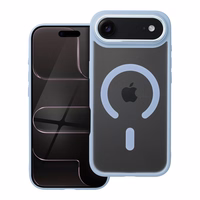 MATTE MAG COVER magnetinis dėklas telefonui, suderinamas su MagSafe, skirtas IPHONE 17 Air, mėlynas