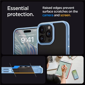 Spigen Ultra Hybrid чехол для iPhone 15 Pro Max - светло-синий