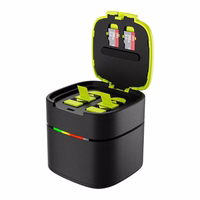 TELESIN greito įkrovimo dėžutė +2 baterijos GoPro Hero 9/10/11/12 GP-FCK-B11