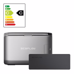 Rinkinys: EcoFlow Glacier 45L nešiojamas šaldytuvas + 298Wh baterija.