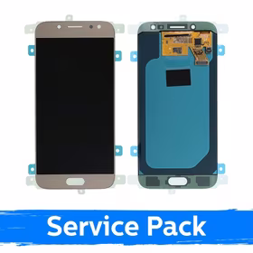 Ekranas skirtas Samsung J530 J5 auksinis (Service Pack)