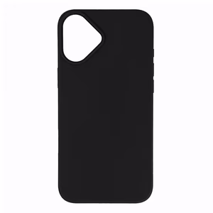 Įvairių spalvų kviečių sėlenų dėklas iPhone 16 Plus - juodas