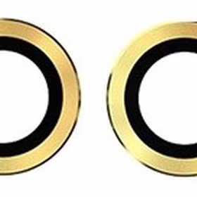 iPhone 14/14 Plus kameros stikliukas su rėmeliu Yellow (2pcs) ORG