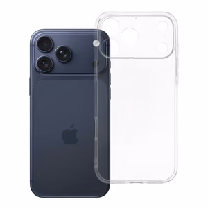 „Clear Case 2 mm Box“ dėklas, skirtas „iPhone 17 Pro / 18 Pro“ – skaidrus