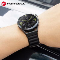 FORCELL F-DESIGN FS05 dirželis SAMSUNG laikrodžiui 22 mm juodas