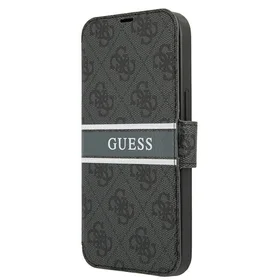 Guess GUBKP13X4GDGR iPhone 13 Pro Max 6,7" pilkas/grey book 4G Stripe